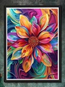 Bộ tranh kim cương 5D DIY, Nghệ thuật hoa nở, Màu sắc rực rỡ, Thiết kế độc đáo. Vải kim cương tròn, Khoan đầy đủ. Thích hợp cho trang trí tường nhà, phòng ngủ, lối vào, phòng học, phòng tắm và là món quà tuyệt vời - Nhiều màu - Xem 2
