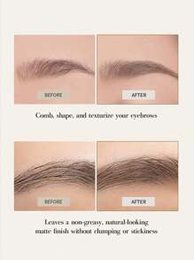 Rom&nd Romand ALL BROW CARA 02 Soft Woody Scent, Featherlight Strokes For A Soft Velvet Makeup Effect, Plant-Based Brow Breathable Technology, Ash Brown Hair Texture, Cool Tea-Colored Velvety Fluffiness, Warm Caramel Feathered Tie Dye, Portable Brow Sculpting Set, Korean Makeup, 9g/0.32oz - 02 溫和的木香 - 查看 7