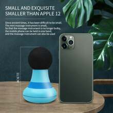 强力手持肌肉放松按摩器，具有 3 种神奇模式，个人迷你电动按摩器，适用于颈部、肩部、背部和身体按摩 - 彩色 - 查看 11