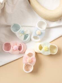 2 Pairs Baby Socks, Breathable And Non-Sweating, Cute And Fashionable Girl Socks, Skin-Friendly And Anti-Slip, Infant Socks, Summer