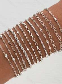 Set de joyería de 13/11/8 piezas, elegantes brazaletes dorados imitación de perla y pulsera abierta en forma de corazón, para uso diario y fiestas, accesorio multicapa, estilo vintage y elegante