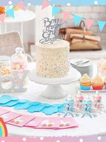 24pcs-Baby Mini Milk Bottle Baby Shower Favor Fillable Feeding Bottle Candy Box Small Plastic Candy Bottle DIY Gift For Boy Girl Newborn Baptism Party Decor,Baby Shower Favor - Pink &Blue Mini Milk Bottle Party Favor Gift Bag Boxes Plastic Bear Candy Bottles With Ribbon For Baby Shower Favor Gift - Multicolor - View 3