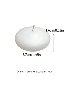 Floating Candles, Wedding Candles,Wedding Candlesticks,White Dripless Wax Burning Candles,Wedding Candles Bulk , Wedding Candles For Ceremony, Party, Tables,Special Occasions And Home Decorations,Wedding Candles For Guests - Multicolor - View 2