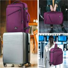 Travel Backpack For Women Men, 40L Expandable Carry On Luggage Backpack, , Airline‑Approved Underseat Personal Item Bag With Luggage Sleeve & Hidden Straps, Lightweight Water‑Resistant Weekender Laptop Rucksack For Women, Men, Students & Moms, Business Trips, College, Summer Vacation & Back‑To‑School Gift