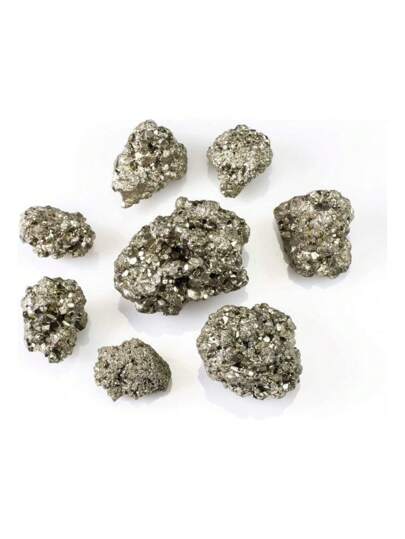 8 Piritas Mini Proteccion 1e Calidad Escogida Natural Cuarzo