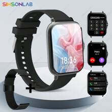 SIMSONLAB Nuevo reloj inteligente 2025 de 1,83" con pantalla táctil HD completa, unisex, compatible con marcación/respuesta de teléfono, podómetro, contador de calorías, múltiples modos deportivos, notificaciones de mensajes y llamadas, reloj inteligente multifuncional, smartwatch de fitness, mejor opción de regalo - Multicolor - Ver 18