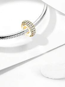 1 件时尚串珠适合女士手链手镯 DIY 珠宝制作和日常服装搭配珠宝装饰适合女孩 - 滿鑽 - 查看 4