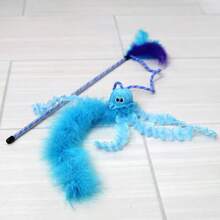 Quirky Jiggling Jellyfish Wand Toy - Blue - 1 - View 2