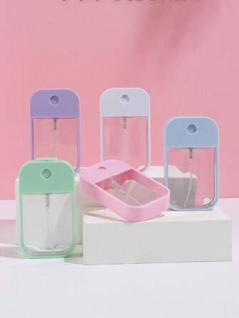 1/2/3 زجاجة بخاخ قابلة لإعادة التعبئة سعة 45مل بإطار ذات تصميم بطاقة لقارورة العطر، بخاخ محمول مناسب للسفر، الحفلات، هدايا عيد الميلاد، لكلا الجنسين