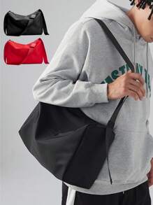 Casual Shoulder Bag For Women&Men Yoga Gym Sports Bag Carry On Storage Pockets For Work, Pilates, Workout, Beach, Travel, School College Messenger Bag - Gifts For Women Men - Multicolor - View 2