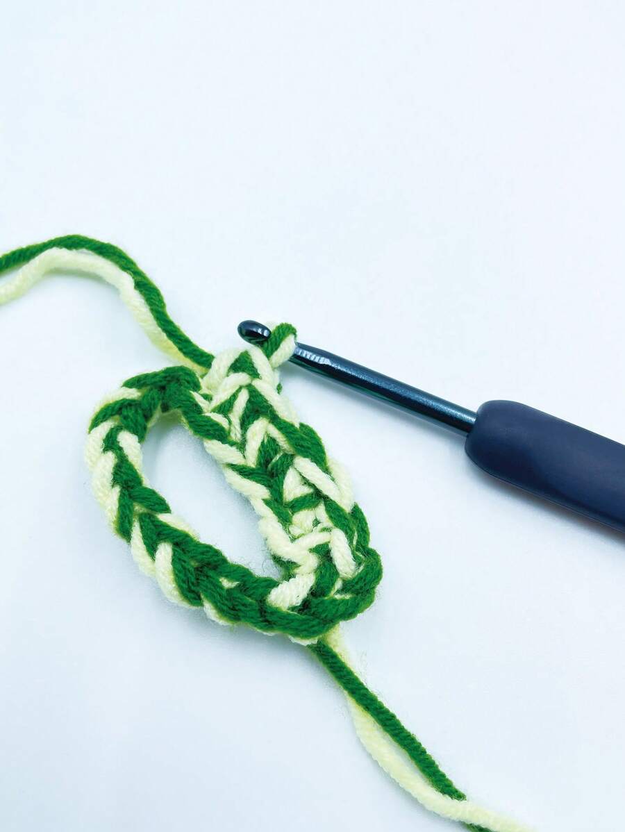 Blauer TPR Weicher Griff Häkelnadel Set, geeignet für Stricken und Handarbeiten, Garn DIY Häkelnadeln 2,0/2,5/3,0/3,5/4,0/4,5/5,0/5,5/6,0