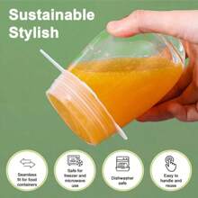 6Pcs Reusable Silicone Stretch Lids - Stretchy Silicone Lids For Bowls - Reusable Silicone Bowl Covers Reusable - Silicone Covers For Bowls - Silicone Covers For Bowls - Silicone Microwave Cover,Random Color And Style - Multicolor - View 10