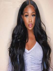 Body Wave Human Hair Bundles 6 To 36Inch Remy Hair Extensions 100g/Bundle Natural Black Color Double Weft Hair 1/3/4Pcs/Lot Human Curly Hair Bundles