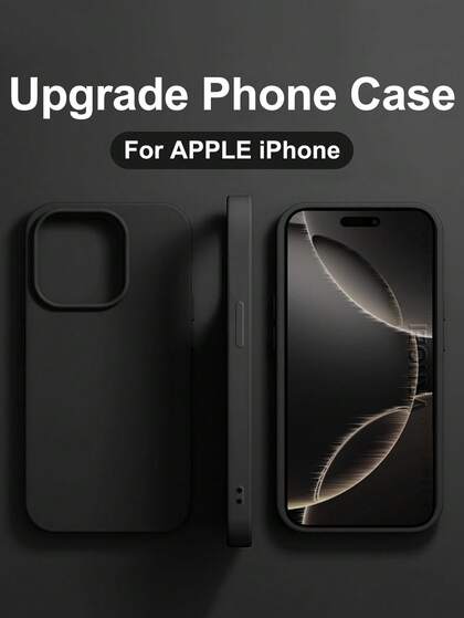 VRNOEI Funda compatible con iPhone 17 Pro Max, funda de teléfono actualizada compatible con iPhone 16, 11, 12, 13, 14, 15 Pro Max Plus 17, fundas Air, cubierta trasera a prueba de golpes, accesorios