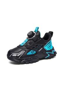 春夏青年运动鞋时尚酷炫跑步鞋男童运动鞋春秋真皮运动鞋