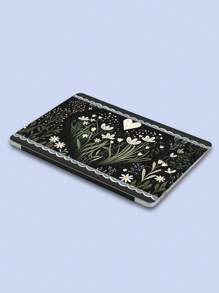 Un set de funda para portátil de 15 pulgadas con lindo diseño de flores para portátiles, MacBooks