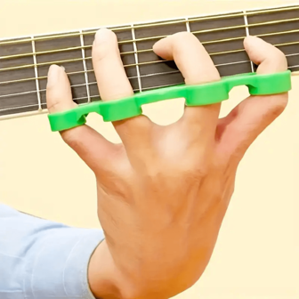 Green ABS Resin Finger Stretcher For Guitar & Piano, Chord Training Device, Music Instrument Accessories