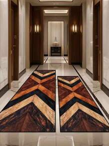 Luxurious Leopard Print Runner Rug - Stain-Resistant & Non-Slip, Perfect For Living Room, Bedroom, And Hotel Lobby Decor