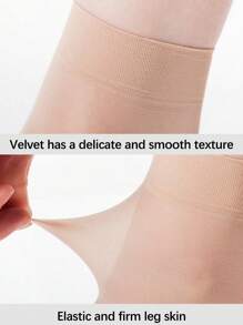 5/10/20 زوج من جوارب النساء القصيرة ذات السلك الفولاذي، تصميم أنيق للصيف، مضاد للفرقعة، شفاف، قابل للتنفس - متعدد الألوان - مشاهدة 4