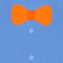 T-Shirt | Mr Blippi Bowtie And Braces Costume Boys' T Shirt | Kids' Tops - Blue - View 5