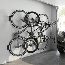 Swivel Bike Wall Mount – Space-Saving Vertical Bike Rack, Heavy-Duty Garage Bike Hanger, Sturdy Storage Hook Holds Up To 66lbs, Easy To Install, Red, 4 Pack - 2 件裝 - 查看 2