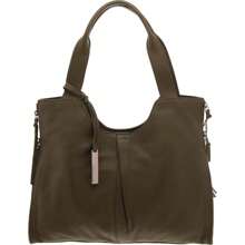 Vince Camuto Corla Womens Pebbled Leather Tote Handbag