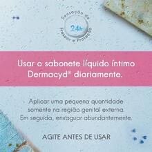 Dermacyd Femina Floral Liquid Soap Kit 200ml + 100ml - Trong sáng - Xem 5