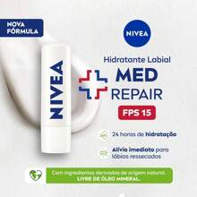 NIVEA NIVE.A LIP MOISTURIZER 4.8 G - PELEMBAB BIBIR MED REPAIR SPF 15 - View 2