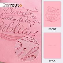 Granrouto Diario de estudio bíblico Granroute español - Suministros de estudio bíblico del método S.O.A.P. Cuaderno de notas de la iglesia Cuaderno devocional diario Cuaderno de oración Juego de toma de notas y diario Regalos basados en la fe para mujeres, hombres, útiles escolares, regreso a clases