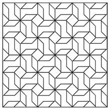 1 pieza Libro para colorear de adultos con patrón geométrico, papel talla grande grueso actualizado de 120g, versión 2025, 7.9*7.9 pulgadas, 24 páginas, impresión de un solo lado, patrones elegantes, regalo relajante para el Día de San Valentín, cumpleaños, Pascua y otras fiestas