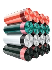 200 10-Volume Multi-Color Garbage Bags, Super Thick Garbage Basket, Powerful, Suitable For Home, Office, Bedroom. Disposable Thin Garbage Bag, Small Bag Garbage Bag, Color Household And Outdoor Garbage Can Lining, Leakproof, Used For Car, Office, Pet Garbage.Garbage Bags, Anti-Fouling And Labor-Saving, Random Colors, Kitchen, Bathroom, Home - Multicolor - View 5