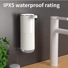 New Automatic Soap Dispenser, Cross-Border Hand Wash Liquid, Wall-Mounted Electric Touchless Foam Hand Wash Machine For Children, P11 Series Elegant Bottle Design, 360ml Capacity, 0.3/0.8/1.5/2.0s Adjustable Foam/Liquid Duration, 0.25s Response Time Back To School