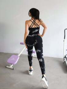 OKAY MODA XIA SHOP mono deportivo para mujer, conjunto de yoga de baile a la moda