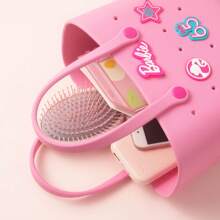 Miniso Barbie Sunshine Series Tote Bag - Stylish Design, Easy To Carry, Multi-Use (1 PC) - Pink - View 5