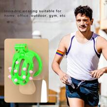 Haifan Cobra 7 3D Printed Male Chastity Cage With Black And Pink Silicone Massage Points For Men Tool Virginity Restraint Unnoticeable BDSM Sex Toys