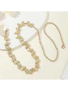 Adjustable Metallic Embossed Butterfly Waist Chain, Women's Cute Zinc Alloy Boho Waist Belt, Suitable For Daily Wear, Parties, Dates, Spring/Summer/Autumn/Winter Fall, Autumn, Halloween - Butterfly - View 16