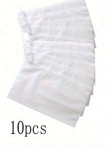 5pcs/10pcs Transparent Frosted Ring Zipper Bags For Underwear, Cosmetics, Stationery, Travel Storage For Travel Storage Bag,Makeup Bag,Cosmetic Bag,Vacation Organizer,Large Capacity Makeup Organizer Makeup Case, For Lipstick, Brush, Skincare, Mobile Phone, Coin, Small Items, For Home,Gift,Vacation And Festival Halloween Christmas Multifunctional Use,Boho Vibes
