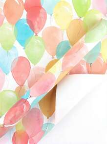 1pc Rainbow Gift Wrapping Paper, Children's Day Birthday Gift Packaging, Baby Shower Party Box Wrap