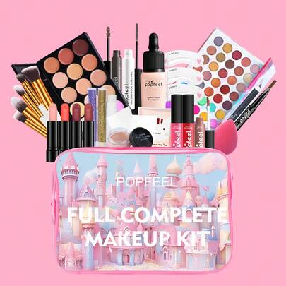  Kit de maquillage essentiel pour étudiants POPFEEL - Le meilleur rapport qualité-prix, réalisez facilement un look de maquillage raffiné