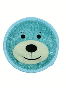 1 Stück wiederverwendbares Cartoon Gel-Eispack, Bären- und Fuchs-Designs - Warm- und Kaltkompressen, beruhigendes und belebendes Kaltgel-Perlenpack für Weisheitszähne, Kopf, Arme, Beine, ideal zum Abkühlen im Sommer