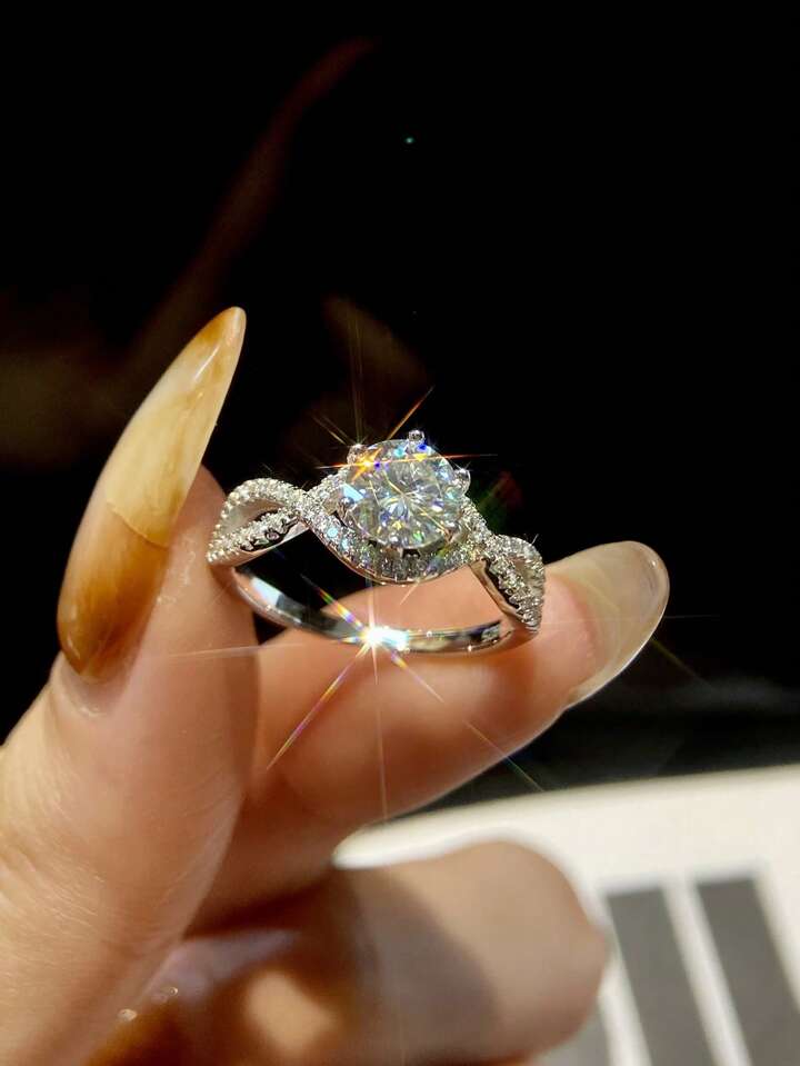在庫処分セール 言い換え 1a指輪レディース結婚指輪 婚約指輪 モアサナイト人気シンプル アクセサリー