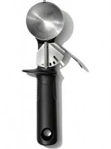 OXO Good Grips - Cuchara de helado clásica, Negro - Curvo - Ver 9