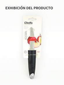 Mini cuchillo de fruta - Negro - Ver 2