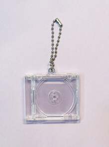 Acrylic Keychain, Vinyl Record Box, Celebrity Album, Concert Merchandise, DIY Pendant, DIY NFC Record Keychain, Star-Shaped Clasp, Alloy Spring Clasp, Bag Pendant, Earphone Pendant, Mini CD Box Album Record Keychain, DIY Acrylic Keychain, Fan Merchandise Album Mini Pendant, Birthday Party Gift, Mother's Day Gift, Fan Merchandise Gift - Clear - View 8