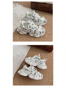 Herr Casual Athletic Shoes - Vitt - Visa 4