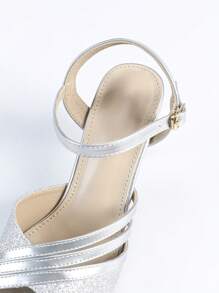 Sandalias de tacón alto de moda informales para mujer