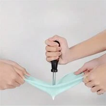 1 双男女防水加厚防滑鞋套，户外橡胶乳胶鞋套，可重复使用防滑雨靴，适合户外使用 - 彩色 - 查看 3