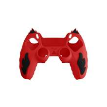 Funda protectora de silicona para el controlador de juego P5, diseño antideslizante con llamas, resistente a arañazos y caídas, accesorios para consolas de juegos