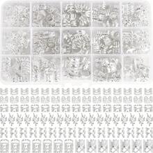 90颗金属发珠、发夹、发圈发饰，适合编发，可调节金属编织装饰，女士发饰，秋季，旅行，美发工具，女士配饰，发饰，秋季，女士发饰，美发工具，发饰，配饰，美容配饰，礼物，旅行，女士礼物，发饰，情人节发饰 - 彩色 - 查看 6