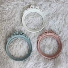 Resin Round Bow Decor Photo Frame, Home Decor, Photography Prop - Multicolor - View 6